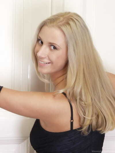 Sexy blonde teen Brittany B..