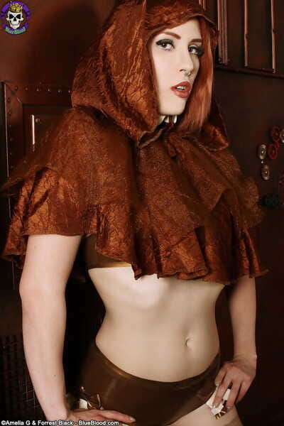 Sexy redhead Anastassia Bear..