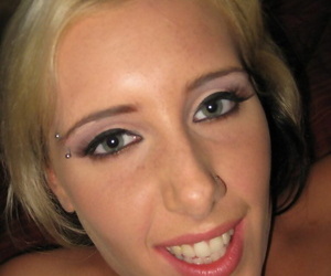 Sweetie in pink lingerie..