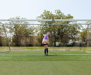 Blonde soccer girl bailey..
