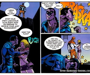 Superheroes and breasty girl..