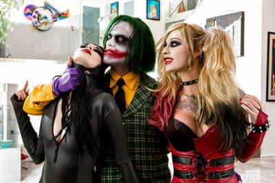 Kinky cosplay pornstars..
