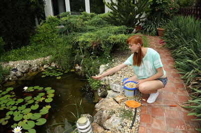 Amateur redhead Anny Aurora..