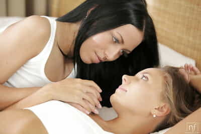 Close up lesbian sex of..