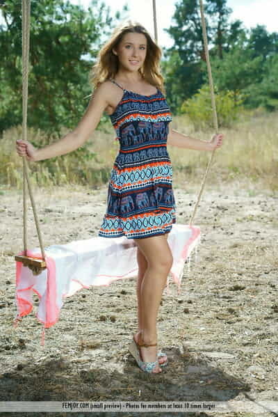 Charming teen girl Davina E..