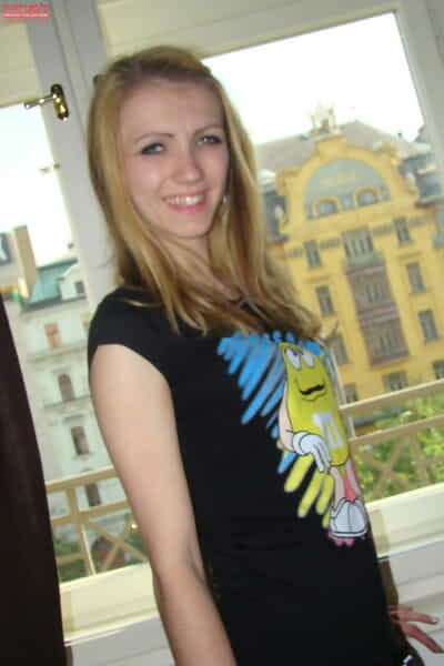 Slim Czech teen Beatrix..
