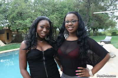 Black girls with bubble..