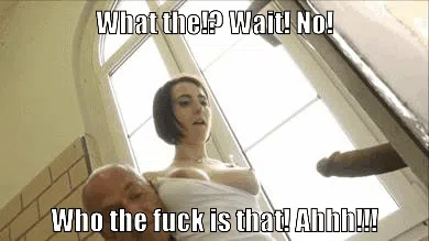 When her boss surprises her..