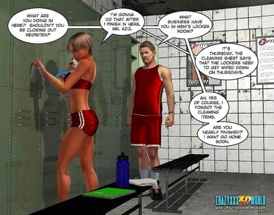 A woman blowing a hung guy..