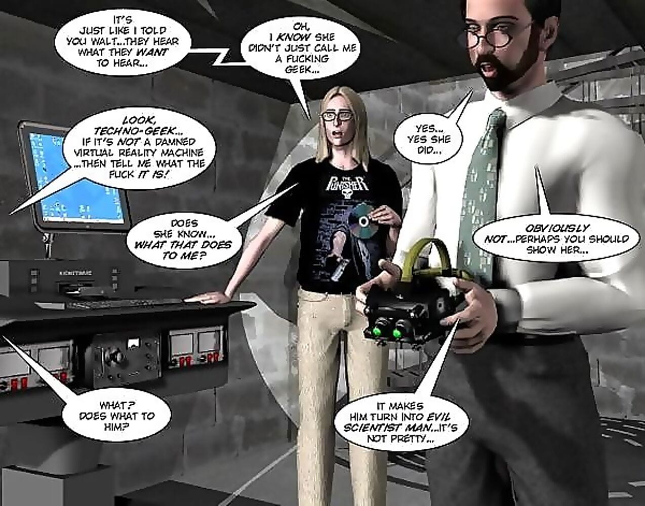 Orgasm in the virtual..