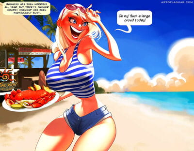 Adult comic of hot big tit..