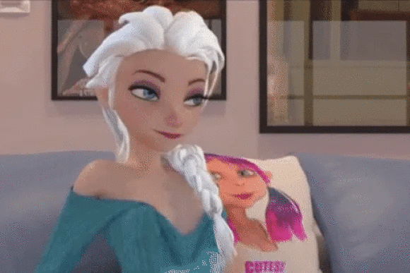 3D hentai Disney Elsa boob..